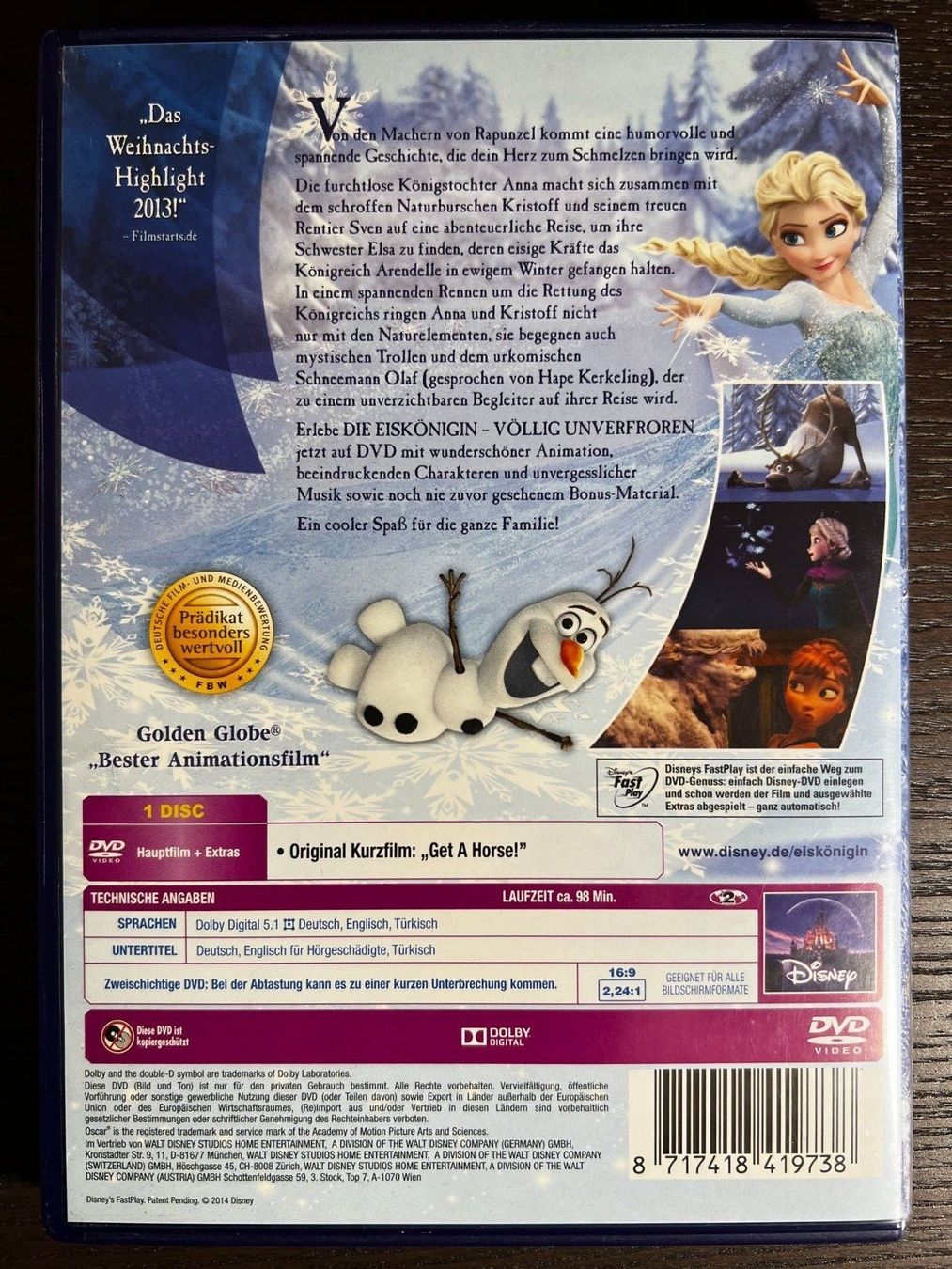 Tutti i DVDs: Die Eiskönigin Völlig unverfroren – Usato da Zürich venduto da FilmFreunde 1