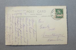 Alte Postkarte gestemp.Montreux 7.6.26