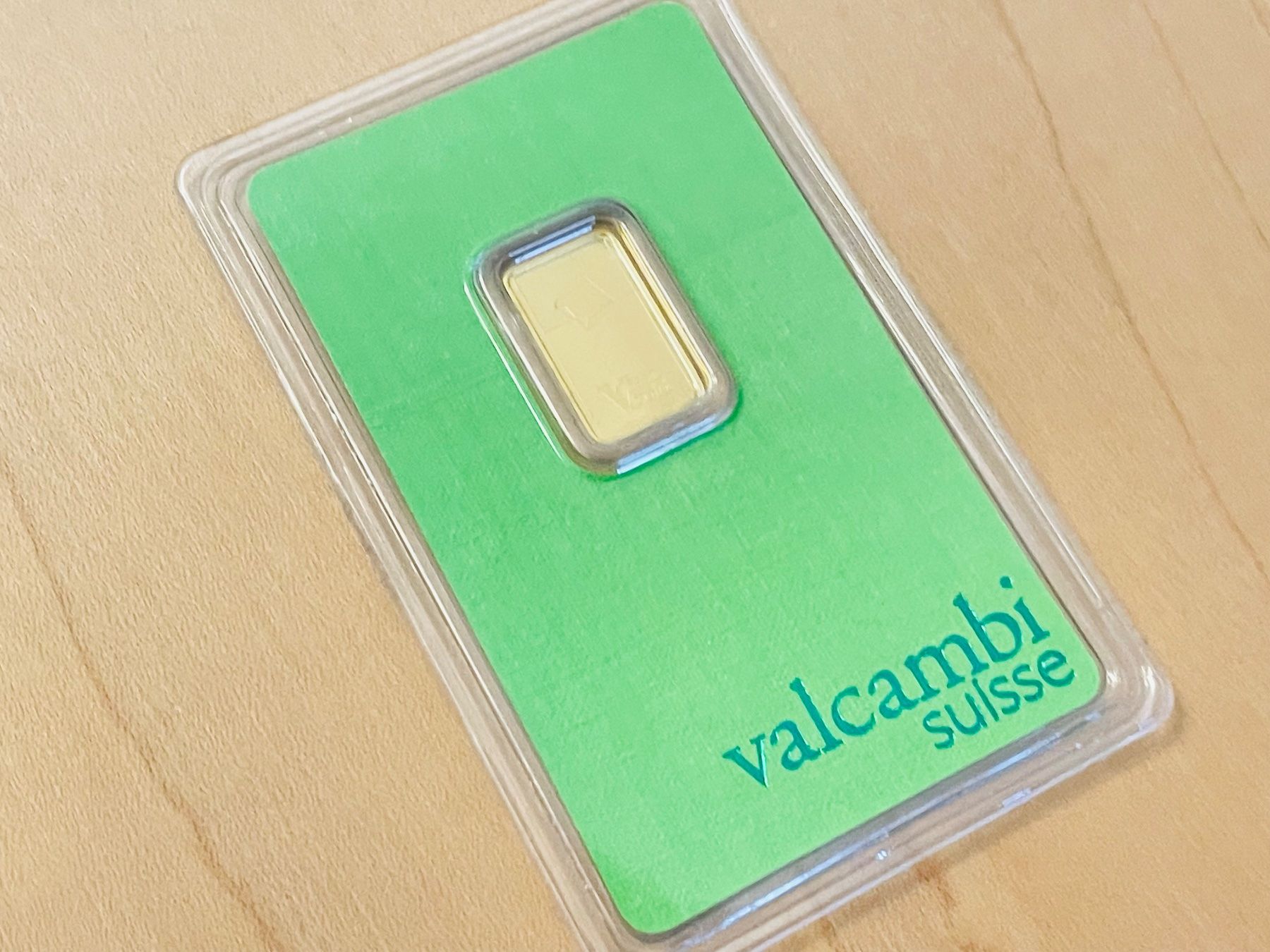 Metalli preziosi: 2.5g Valcambi - Nr. 488 - Feingold 999.9 – Nuovo e nell'imballaggio originale da Weinfelden venduto da Potz-Millione 2