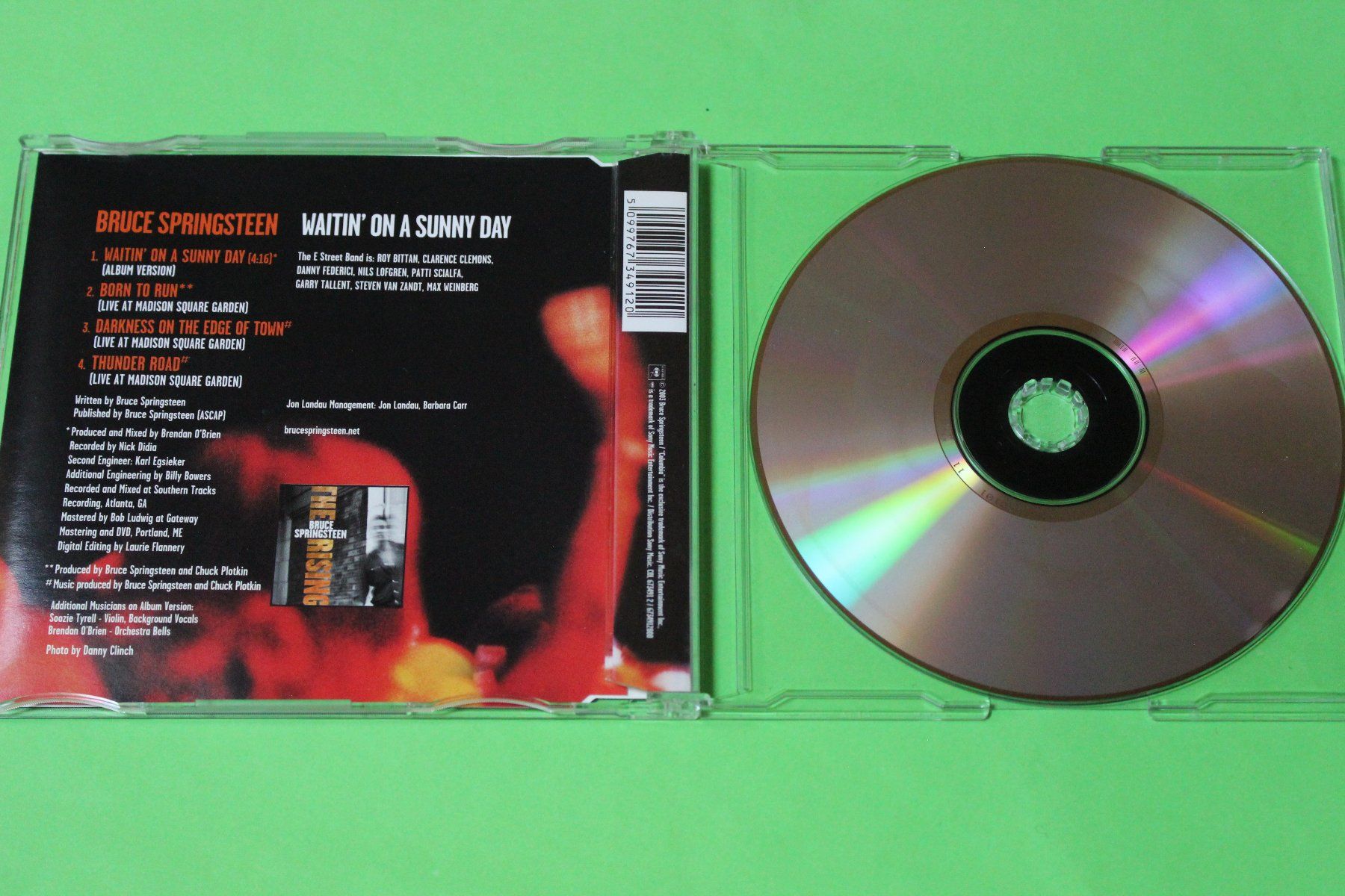 CD: BRUCE SPRINGSTEEN WAITIN' ON A SUNNY DAY MAXI-CD 2003 + LIVE – Usato da Tübach venduto da JamesStone 3