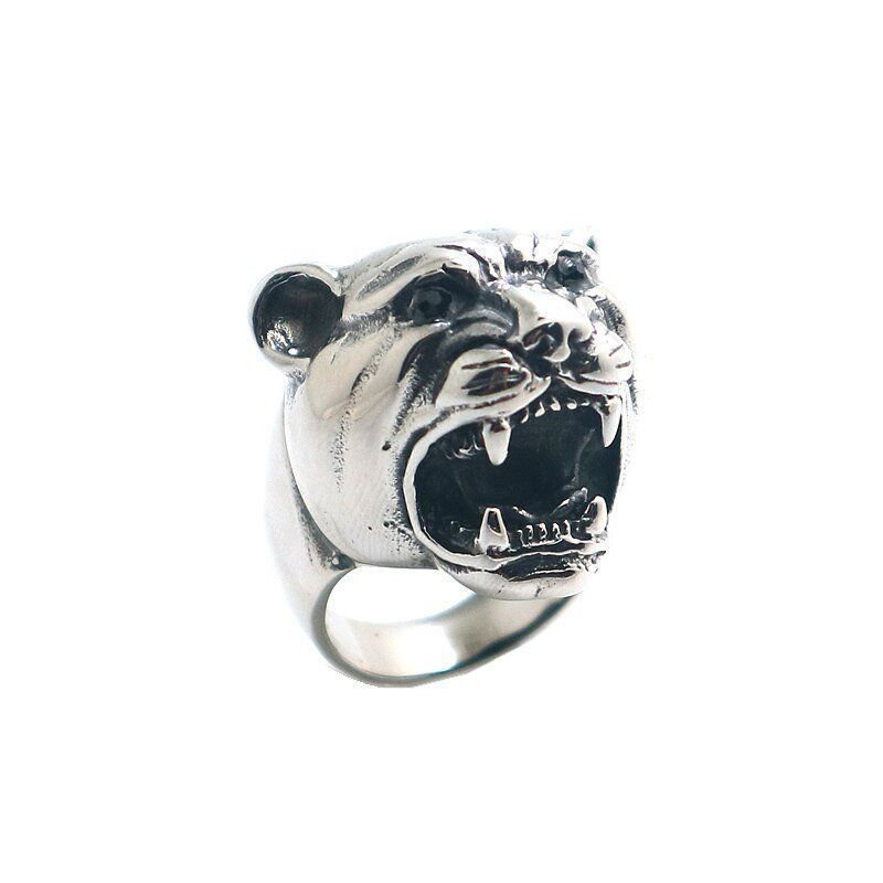 Anelli: XL Herren Ring Leopard  316L Edelstahl – Nuovo e nell'imballaggio originale da Uerkheim venduto da Kaufoption 2