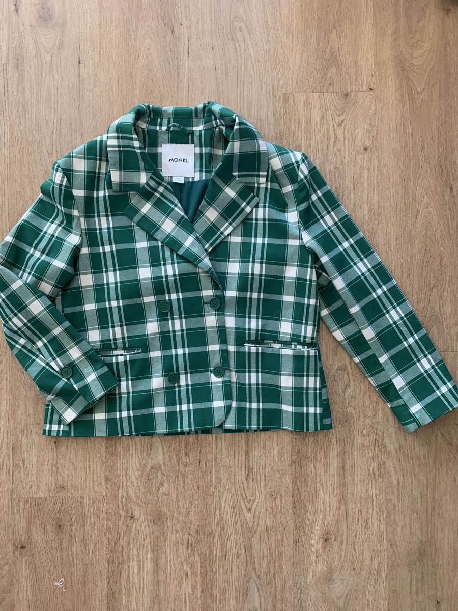 Monki Giacche: Veste à carreaux oversize Monki – Nuovo (secondo la descrizione) da Genève venduto da vic_s9c5 1
