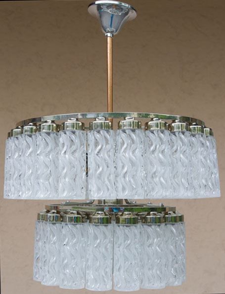 Lampadari & plafoniere: rare Vintage Design Glasleuchte – Usato da Meggen venduto da Trouvaillen 9