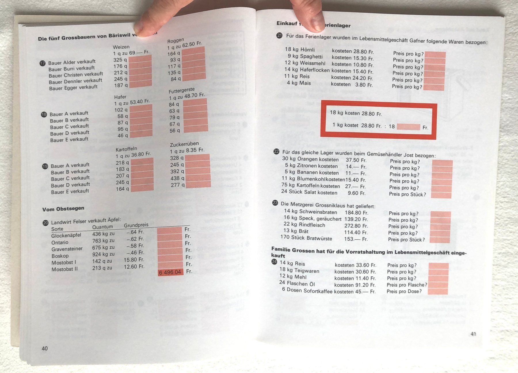 Libri: Schulbuch, Rechenbuch, 7./8. Buch – Usato da St.Gallen venduto da Paddington11 2