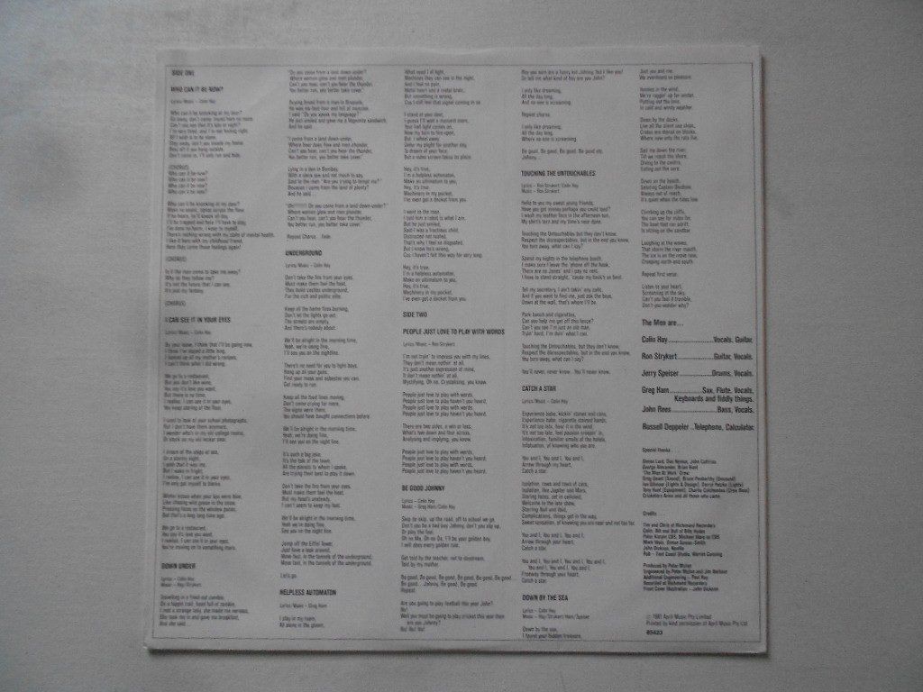 Dischi in vinile: MEN AT WORK  -  BUSINESS AS USUAL – Usato da Bex venduto da Giorgiob 3