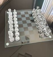 Jeu d'échecs en verre - Design élégant et moderne!