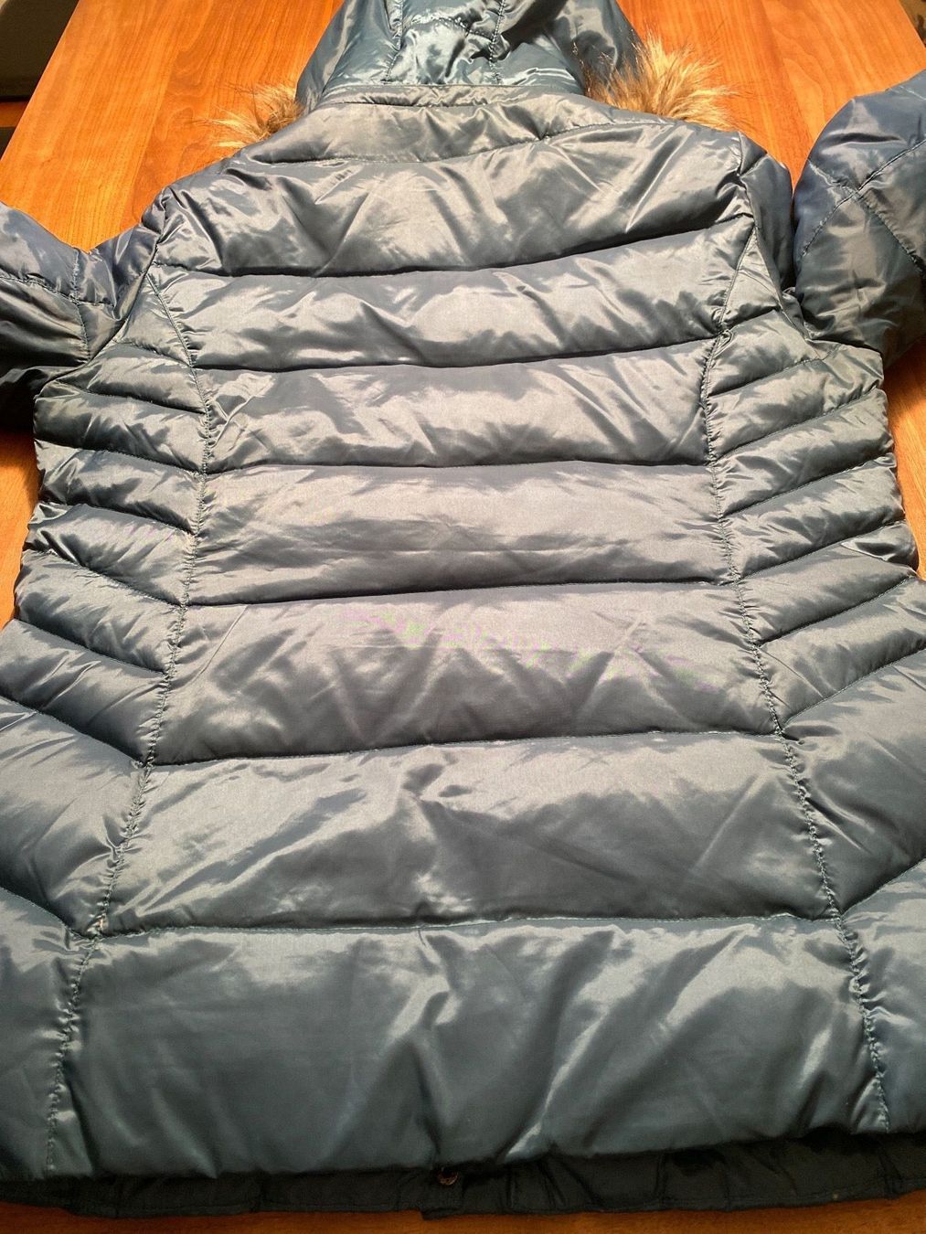 Giacche: Winterjacke Daunen mit Kapuzze Grösse 44 – Usato da Schwyz venduto da Trofana 4