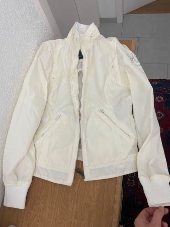 Weisse Übergangsjacke von Playlife, Grösse S, Top!