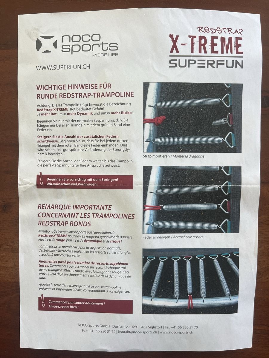 Trampolines: Trampolin x-treme superfun – D'occasion à Grossaffoltern par YLCH3 1