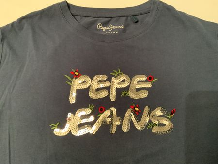 T-Shirt, PEPE JEANS, Y 12 / 152, mit PAILLETTEN!