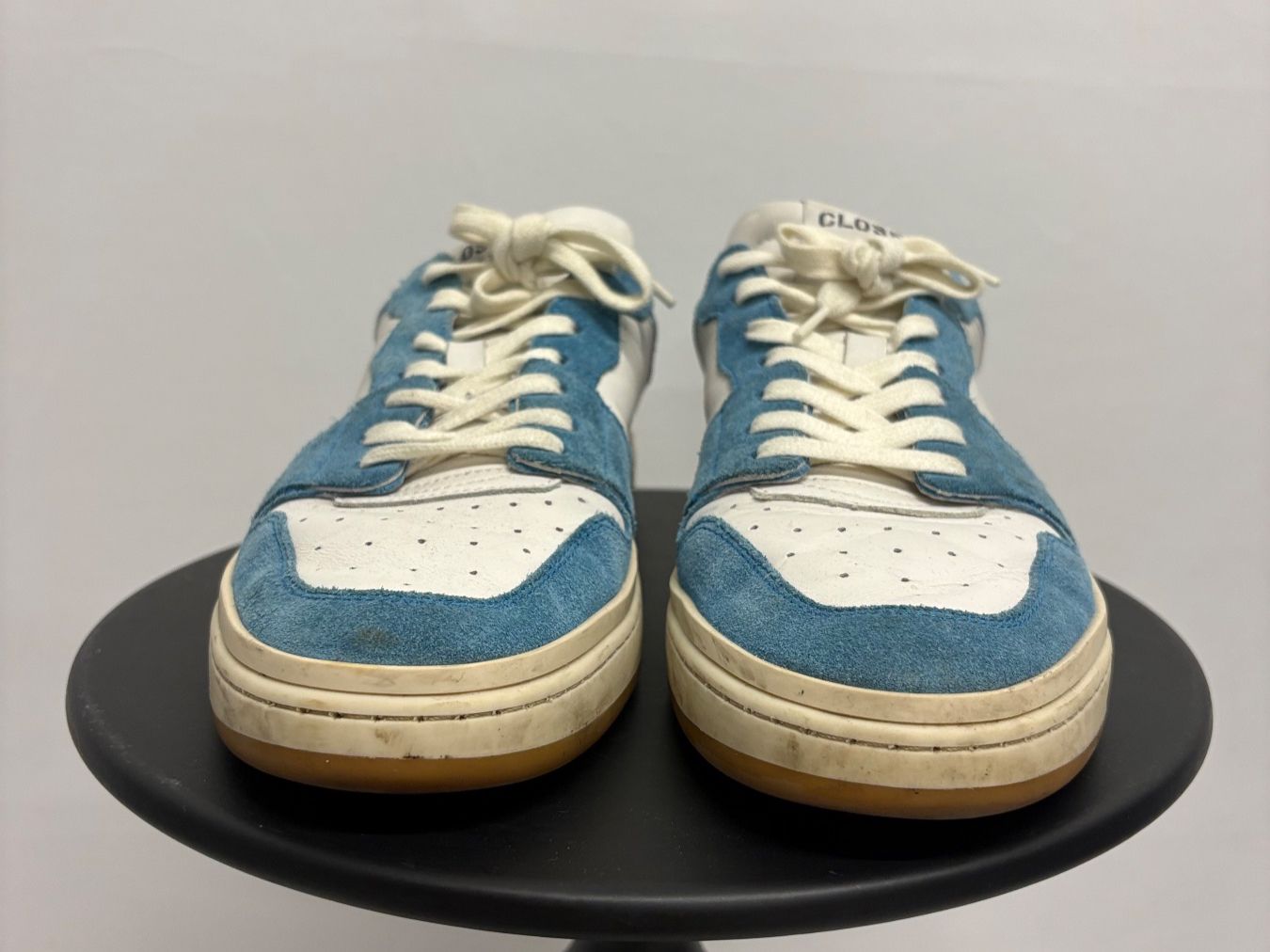 Closed Scarpe da donna: CLOSED Sneaker weiss/blau Leder/Wildleder Gr. 40 – Usato da Regensdorf venduto da secondchancefashion 3