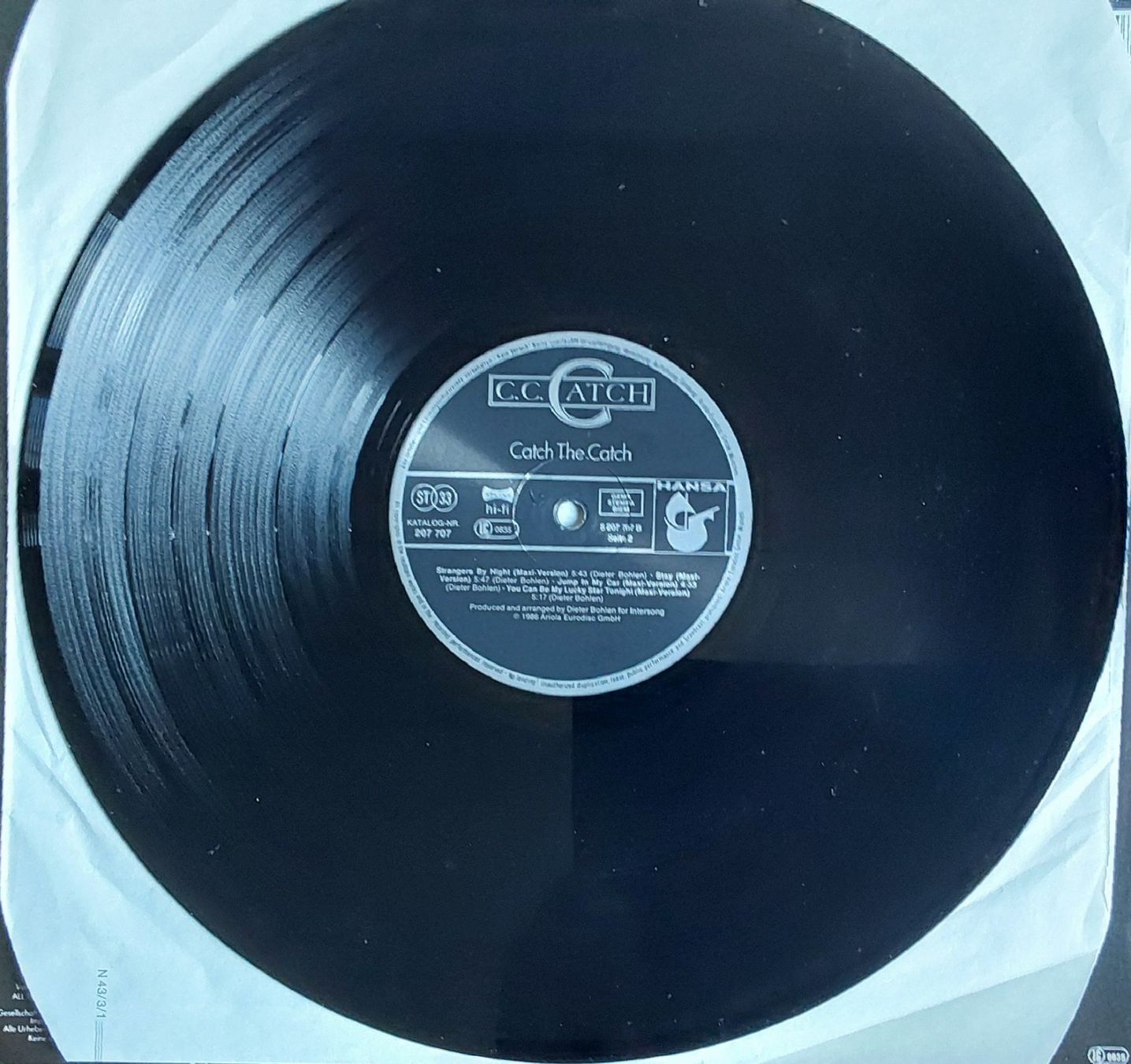 Vinyles: Vinyl LP  - Catch the Catch - 1986 – D'occasion à Villeret par Fil11 2