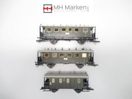 Trix 3 Teiliges DRG Personenwagen Set H0 o. OVP Reichsbahn