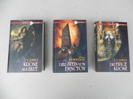 3  Fantasy Bücher von Autoren W.Horwood & J.V.Jones Jg. 2003