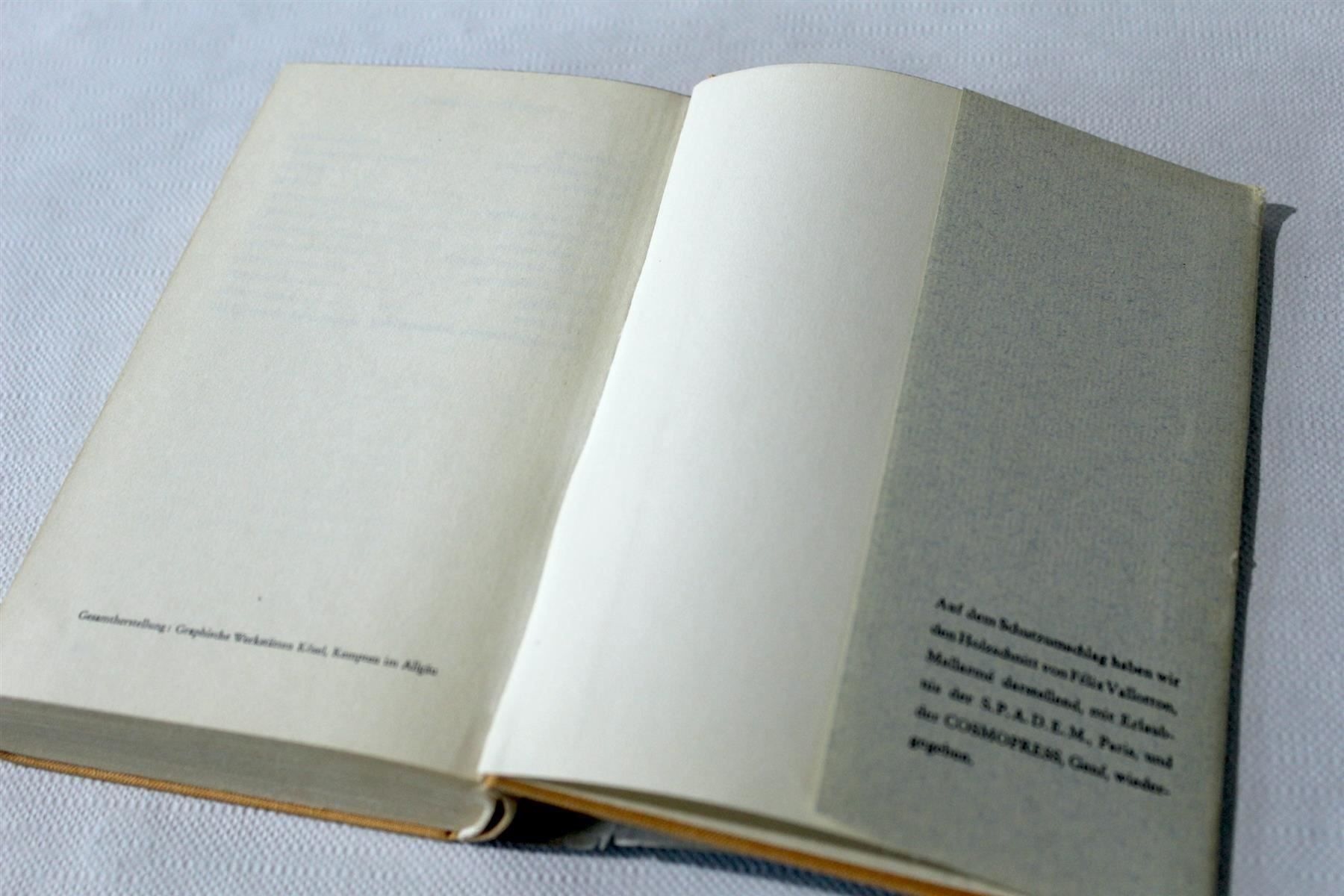 Libri: MALLARME STEPHANE: Sämtliche Gedichte – Usato da Bern venduto da Rare-Books 7