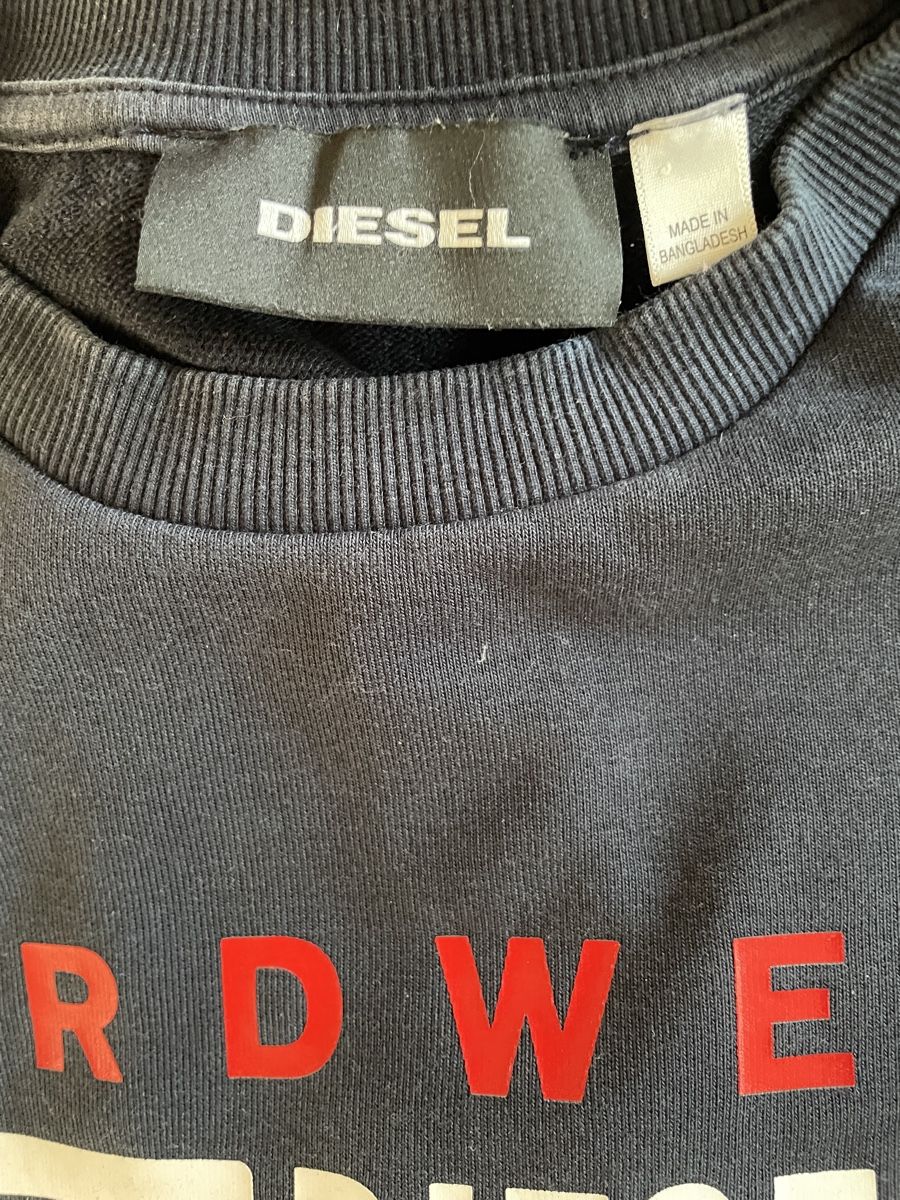 Diesel Pullover & Sweatshirts: Sweatshirt DIESEL Grösse L, dunkelblau – Gebraucht aus Mauren von acht33null 1