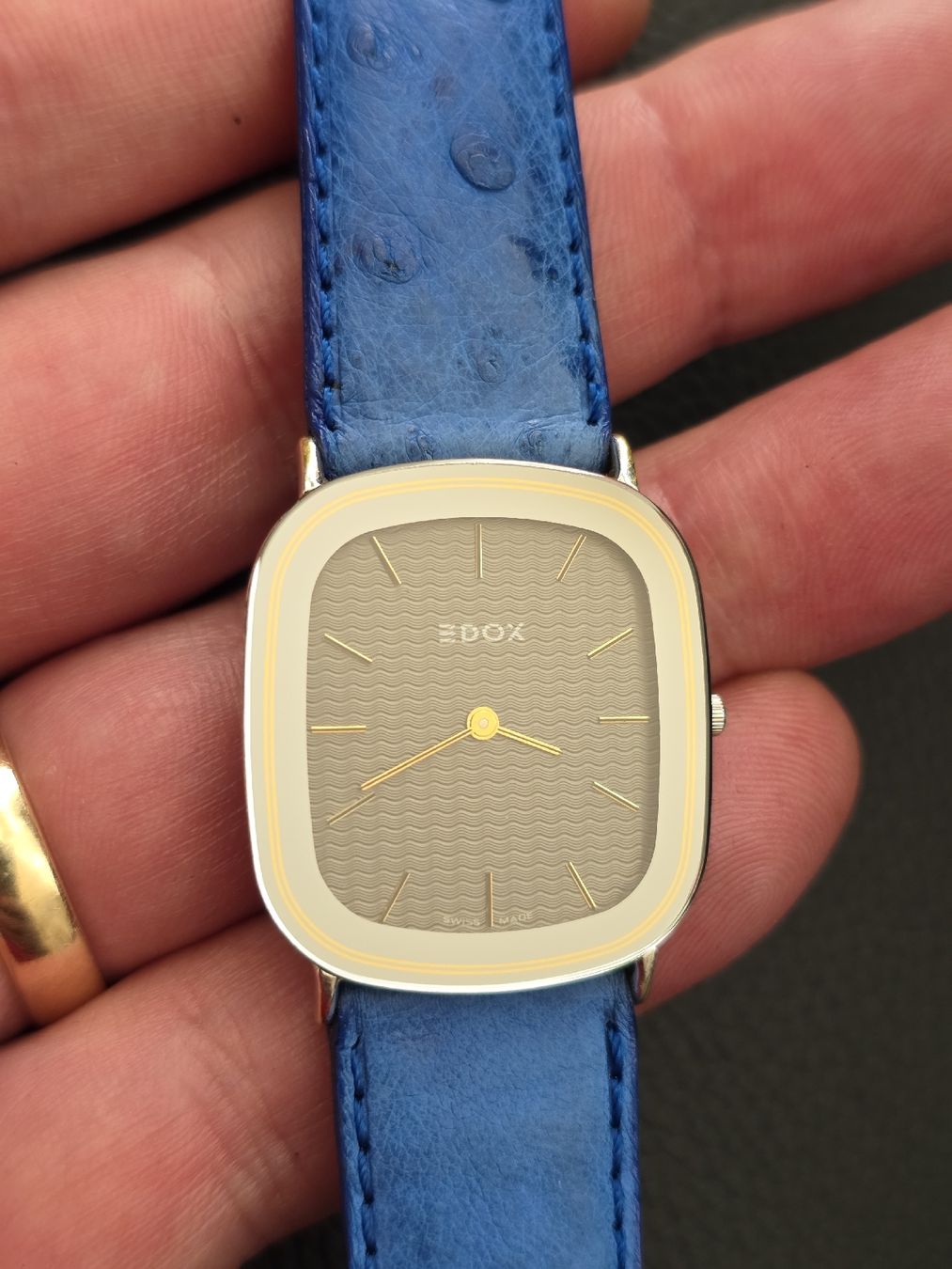 Edox Orologi: Montre Edox Vintage, extra plate  – Usato da Grand-Lancy venduto da Precision-GE