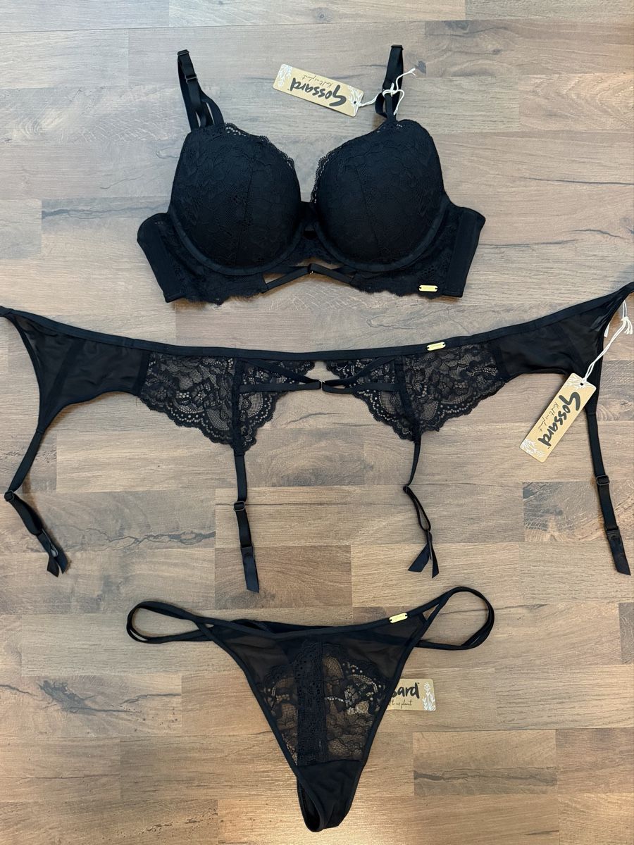 Altra biancheria intima: Schwarzes Dessous-Set von Gossard – Nuovo e nell'imballaggio originale da Triesen venduto da kon_kkm8