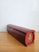 Interessante Holzschatulle chinesische Zeichen 福寿 Glück
