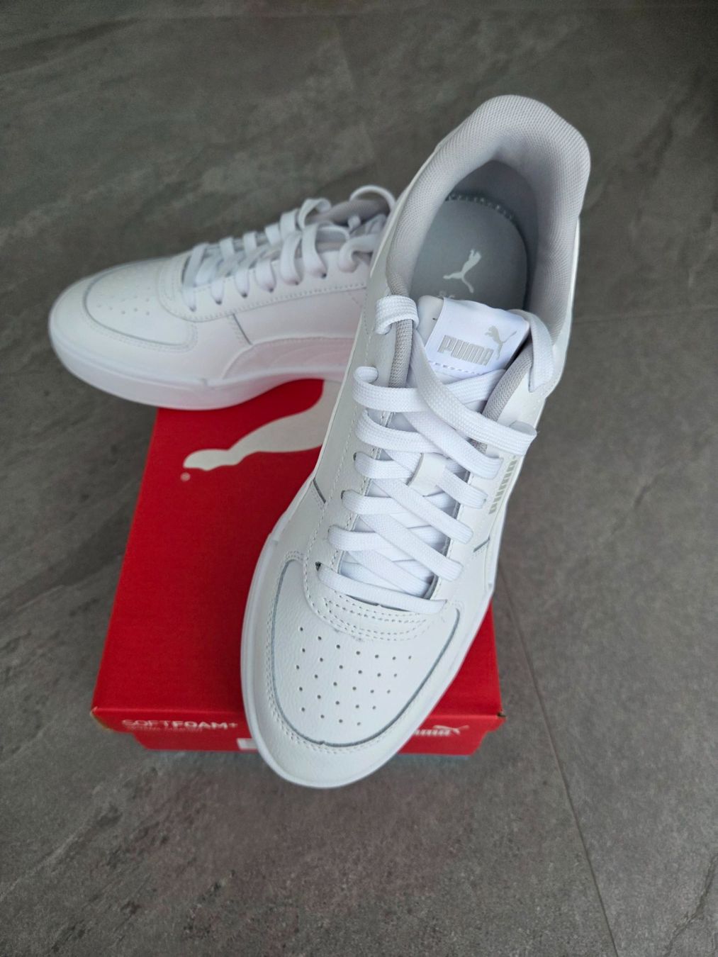 Puma Scarpe da uomo: Puma Caven Mix white-ash-grey – Nuovo e nell'imballaggio originale da Cama venduto da DLCE90 4