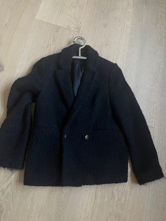 GANT Blazer schwarz bouclé, NP 499 Gr. 36