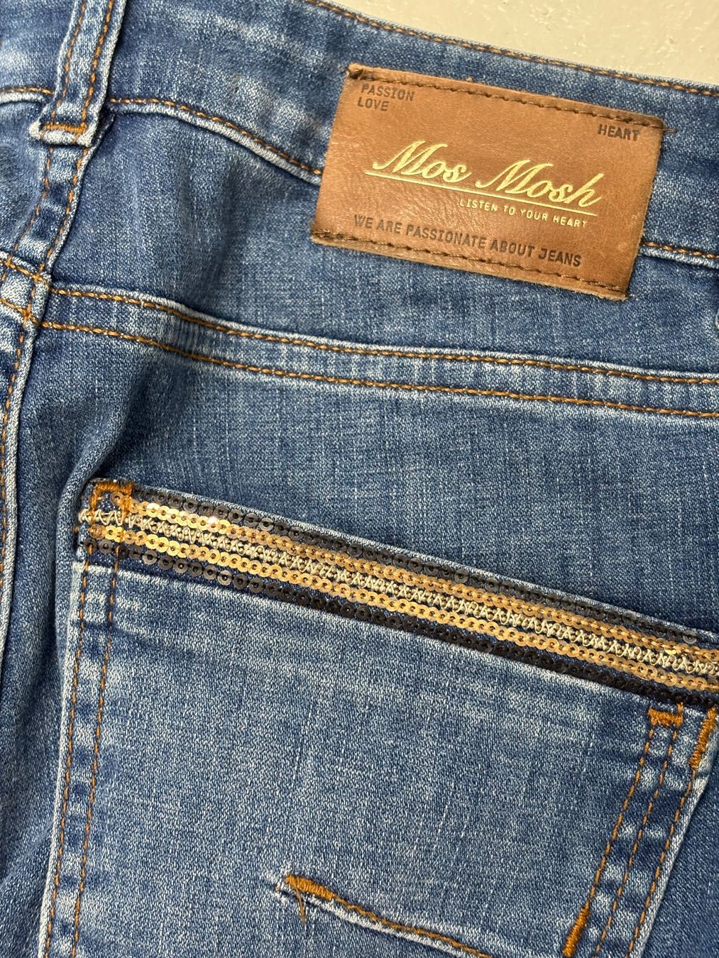Mos mosh Jeans: Mos Mosh Jeans Gr. 25 blau slim 7/8 – Neu (gemäss Beschreibung) aus Regensdorf von secondchancefashion 3