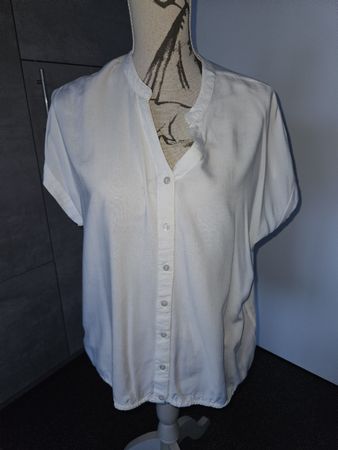 Boysen's Sommerbluse, weiss, Gr. 40/42 