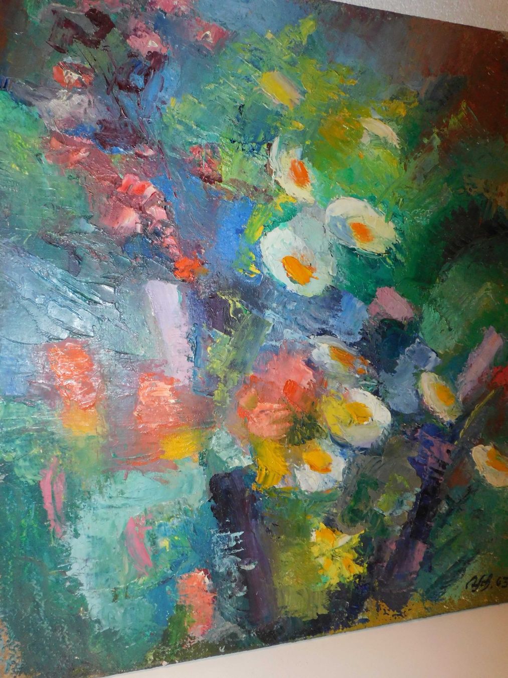 Dipinti: Kunst Ölgemälde abstrakt 1963   ohne Rahmen – Usato da Sursee venduto da 76 5