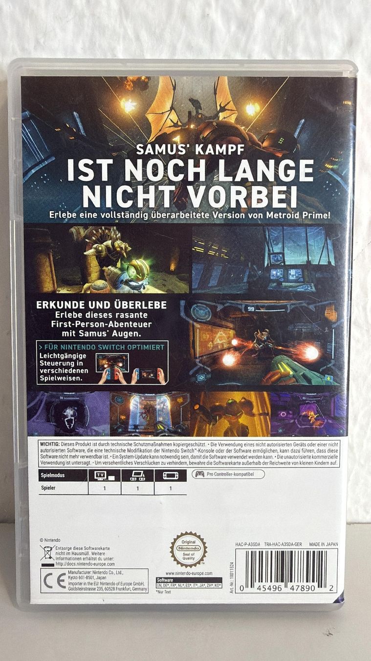 Giochi: Metroid Prime Remastered - Nintendo Switch - Top Zustand! – Usato da Ehrendingen venduto da lax21 1