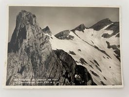 Originale alte Ansichtskarte Säntis Lysengrat 1945 selten!