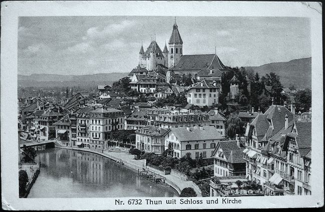 Cartoline postali: THUN mit Schloss und Kirche – Nuovo (secondo la descrizione) da Jona venduto da philajona