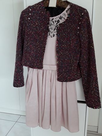 Neuw.COCKTAIL /FESTKLEID wunderschöner Ganz  Glamour Gr.36