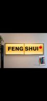 Beleuchtetes Schild FENG SHUI mit Fernbedienung
