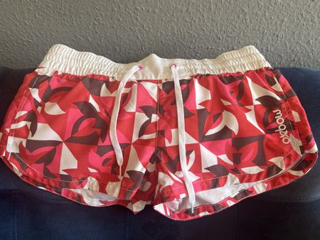 Shorts femme Oxbow imprimé rose blanc marron taille S bon ét