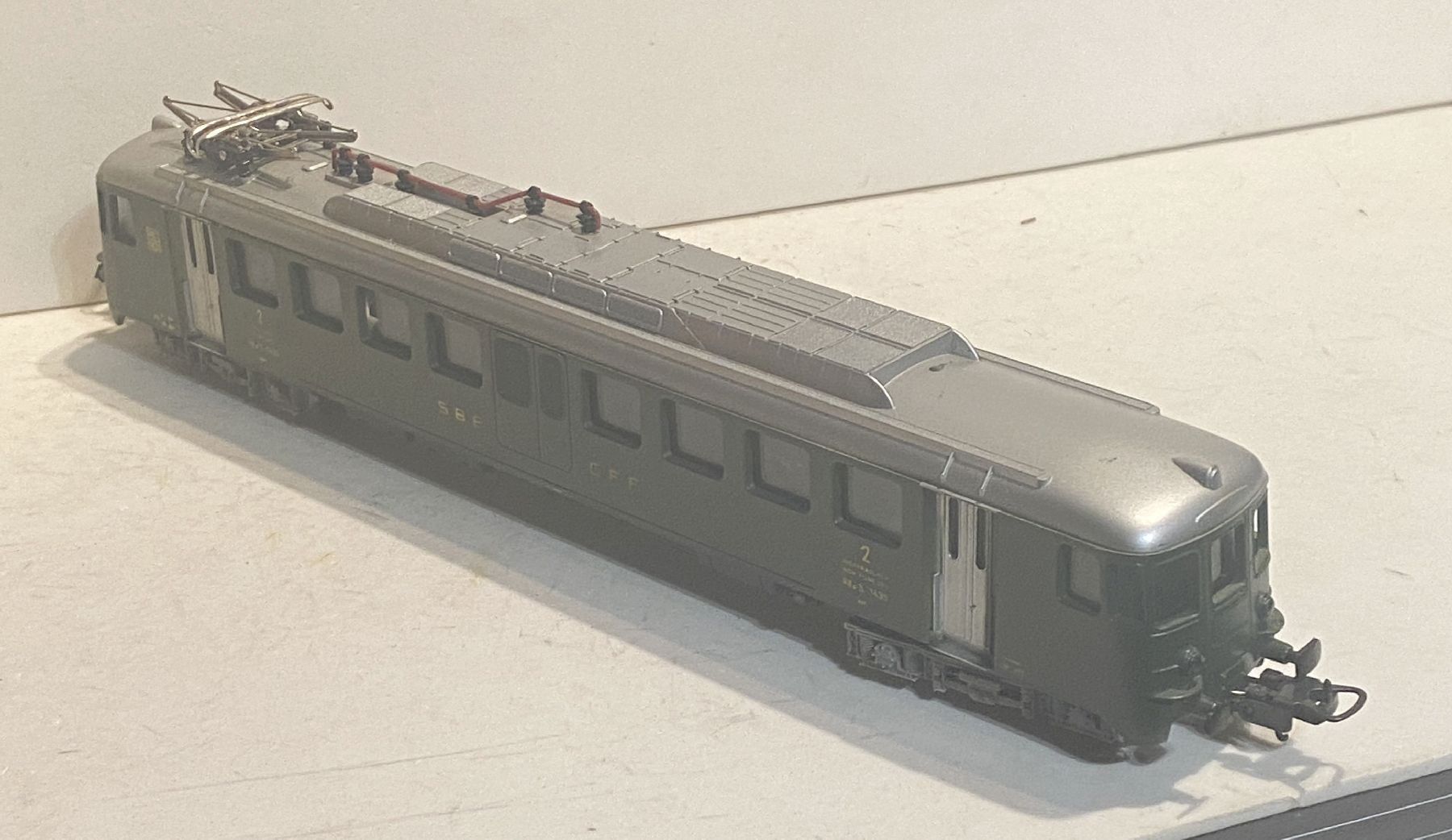 Lima Modellini di ferrovie: Lima 208031 Triebwagen SBB-CFF 1435 – Usato da Sonceboz-Sombeval venduto da Decolove 1