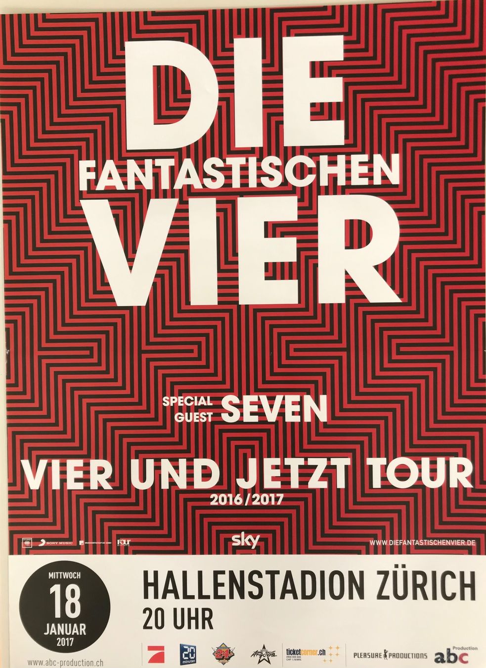 Foto & Immagini: Konzert Plakat Fanta4 2017 – Usato da Egolzwil venduto da Studart