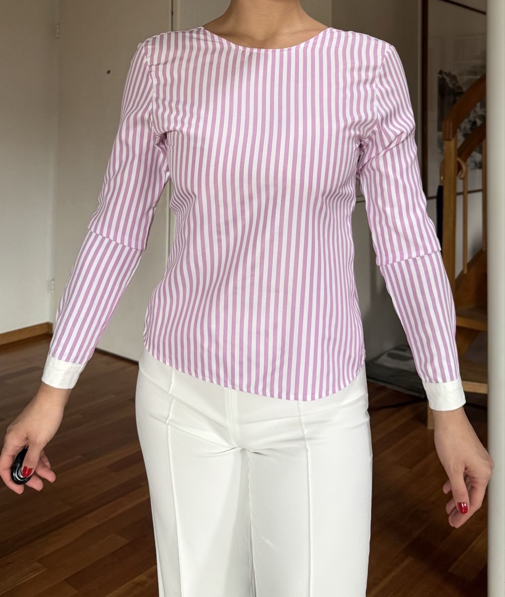 Camicette: Striped blouse tied in the back – Nuovo (secondo la descrizione) da Zürich venduto da eli_t8nw 6