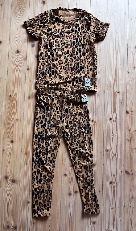 Mini Rodini Set - Leggings und T-shirt Leopardenprint (Gebraucht) in ...