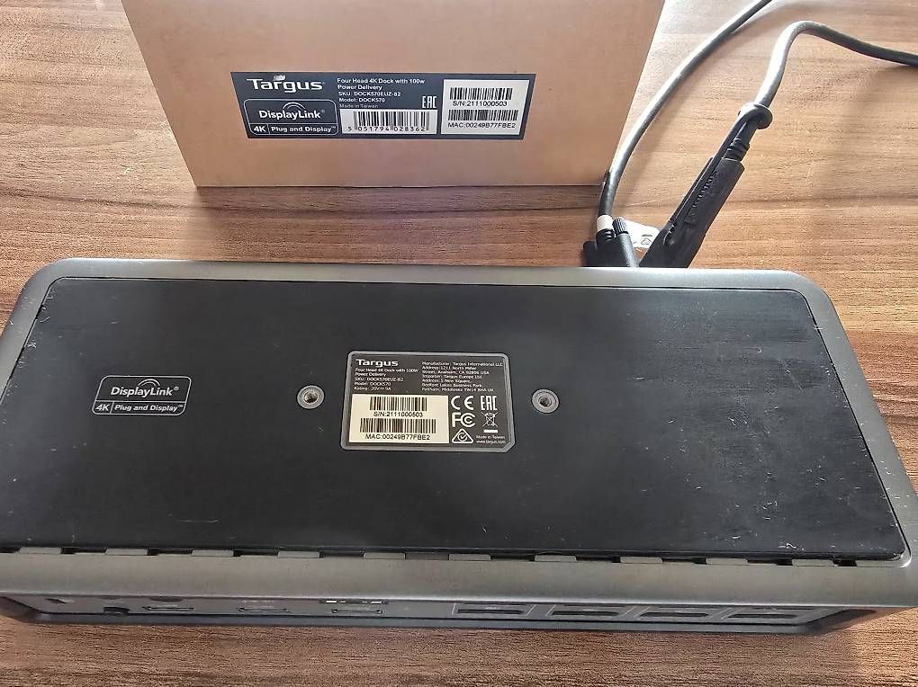 Docking station: Targus DOCK570 USB-C QV4K Docking Station – Usato da Biasca venduto da mic_p28k 1