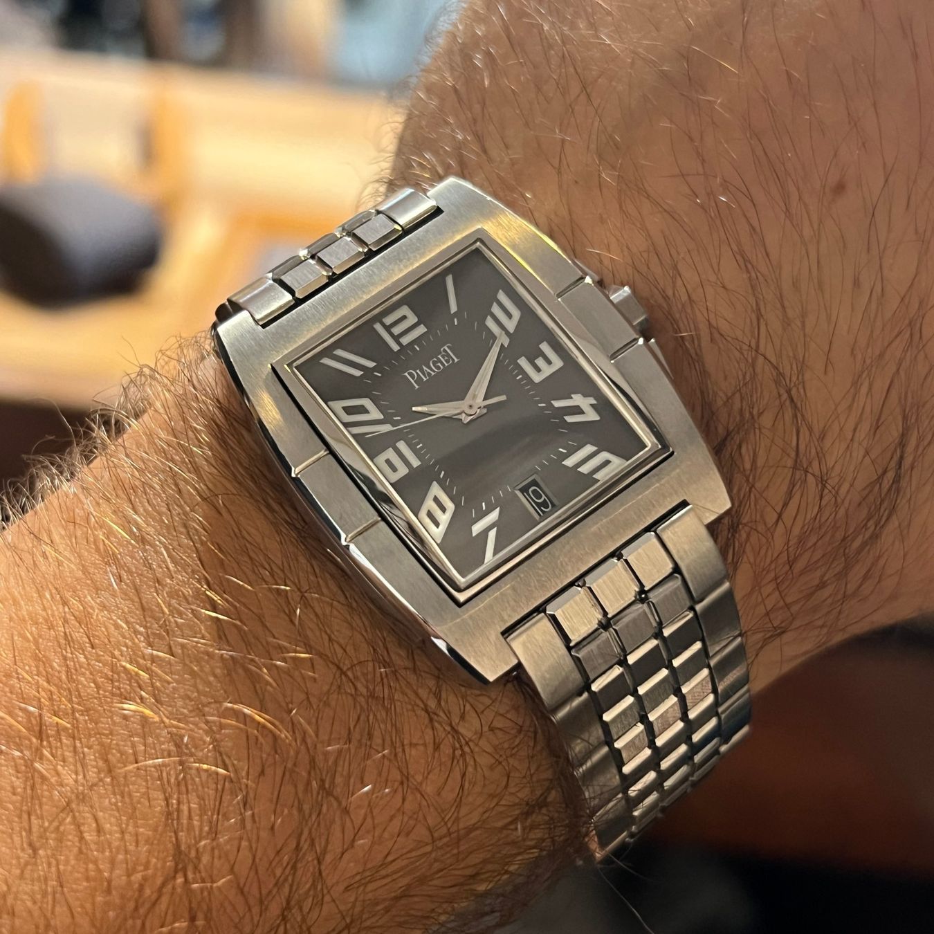 Piaget Montres: FLASH SALE Piaget Upstream Automatic Date Gray Dial 27050 – D'occasion à Carouge GE par Watchaser 3