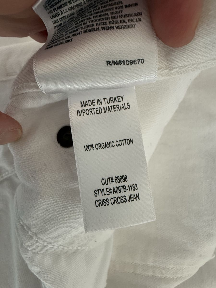 Agolde Jeans: AGOLDE Criss Cross Jean, White, US Size 27 – Nuovo (secondo la descrizione) da Zürich venduto da gracieteS 7