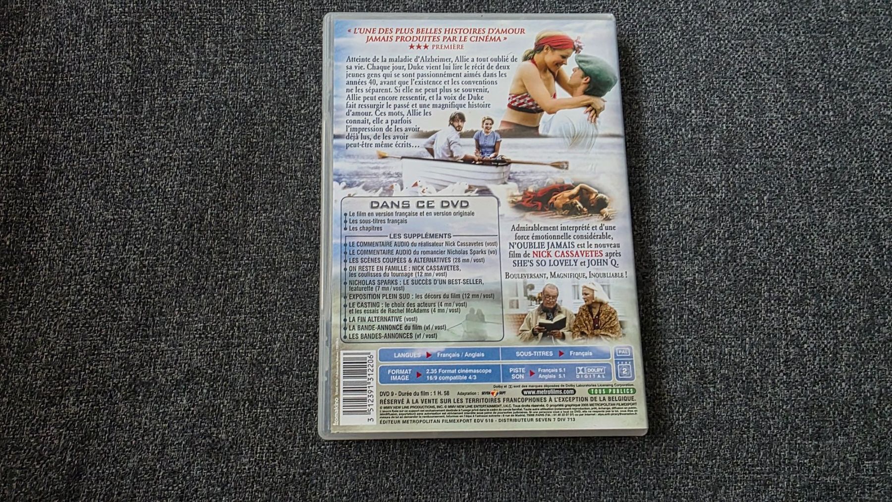 Tutti i DVDs: N'oublie Jamais - Edition Prestige – Usato da Bionnens venduto da Meg011 1