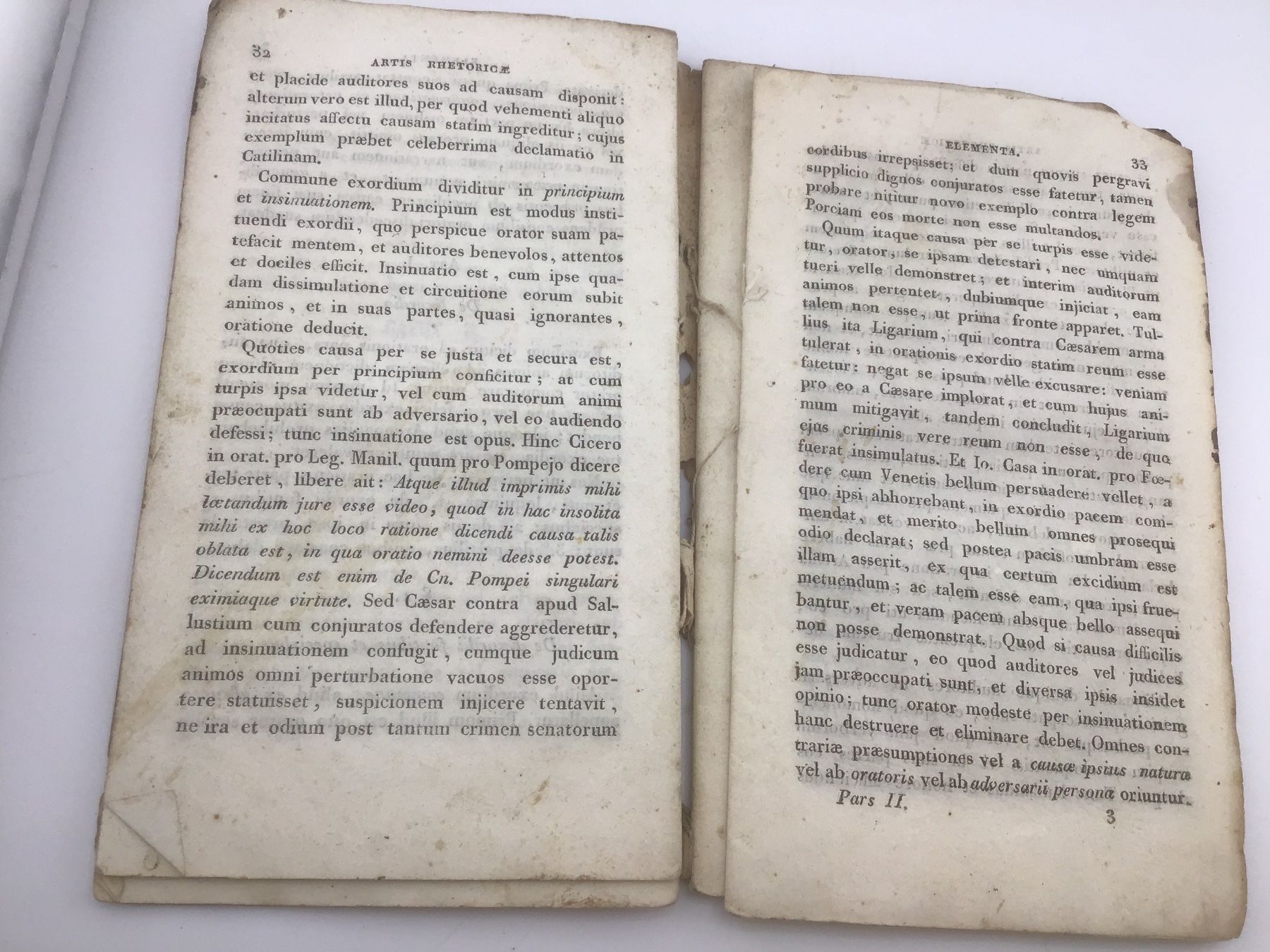 Livres: Artis rhetorice elementa pars altera – Défectueux à Nods par loredana18 2
