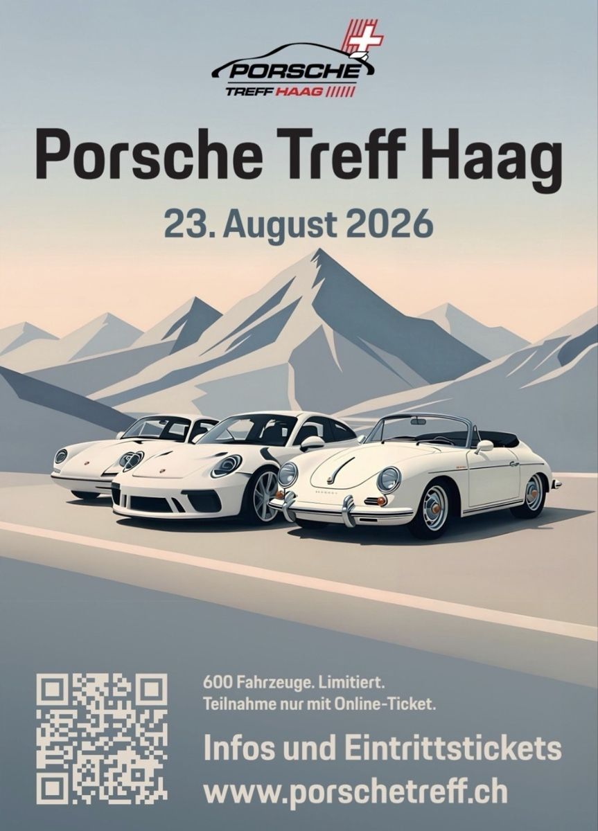 Kit di modellismo & Modellini statici: Verkauft wird ein Flyer vom Porsche Treff Haag – Nuovo (secondo la descrizione) da Sennwald venduto da HARO-Import