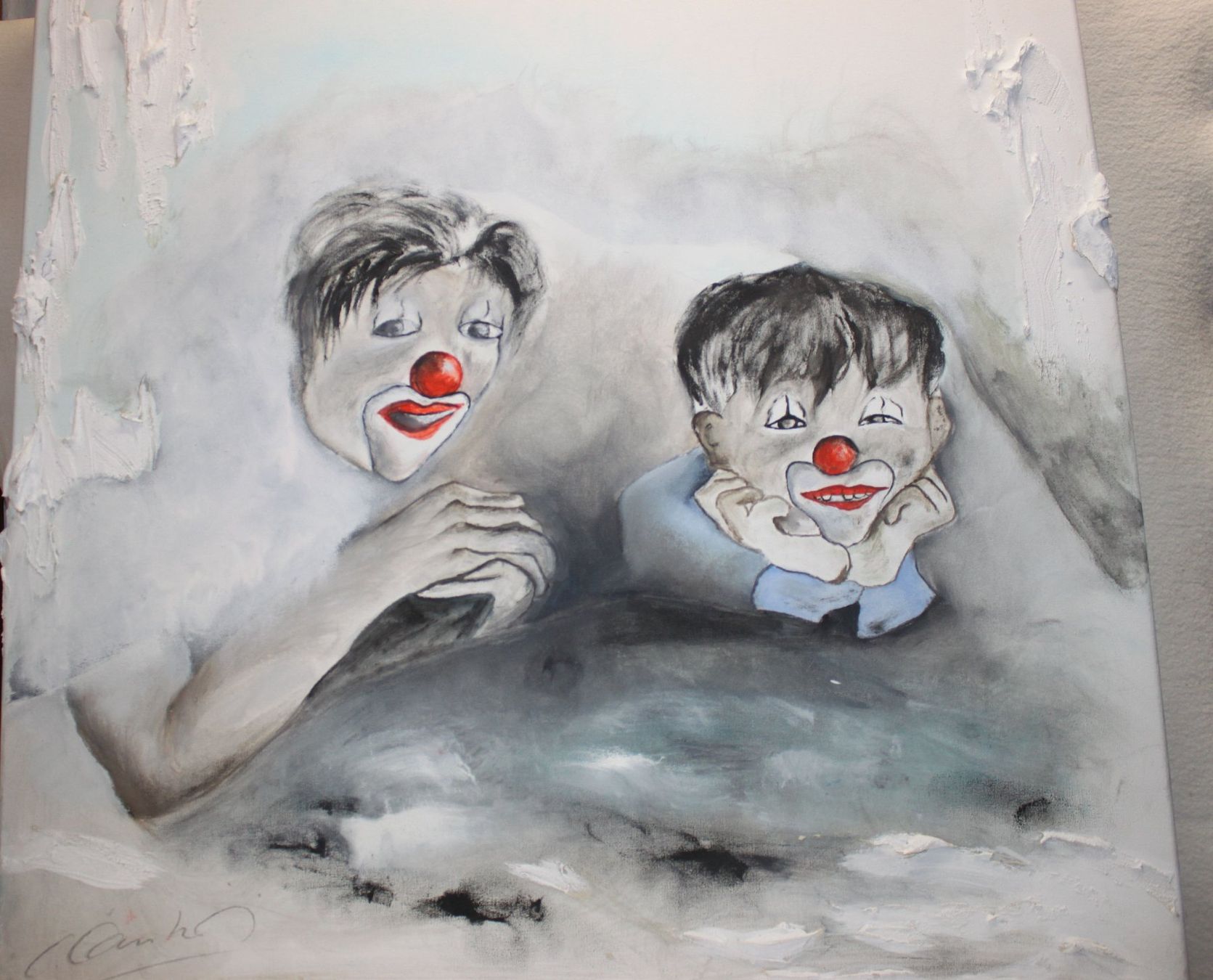 Dipinti: Clown Bild – Usato da Thun venduto da Fbchm