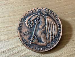 Uni Basel Jubiläums-Medaille 1960 500 Jahre Universität