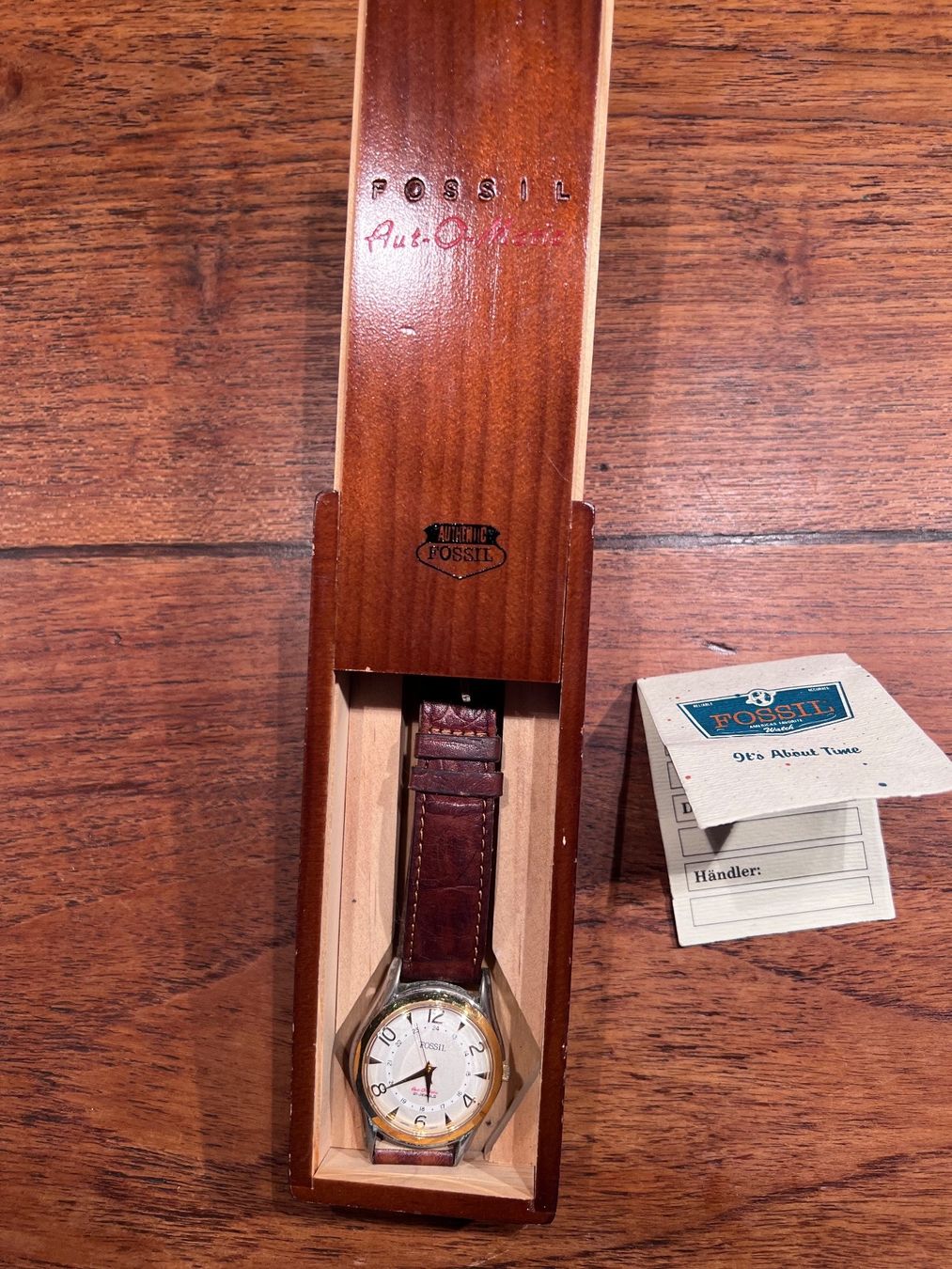 Fossil Uhren: Fossil, mechanische Bicolor Uhr Restrostyle – Gebraucht aus Richterswil von Solemare47Nicole 5