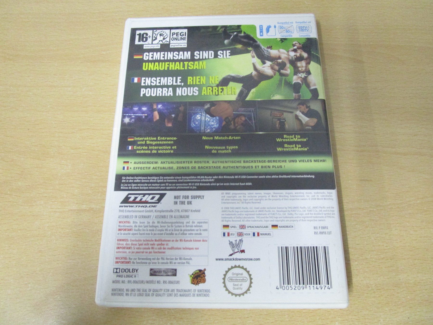 Nintendo Giochi: WWE Smackdown vs Raw 2009 Nintendo Wii – Usato da Goldau venduto da agestuffer 1
