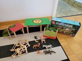 Spielzeug Zoogehege aus Holz