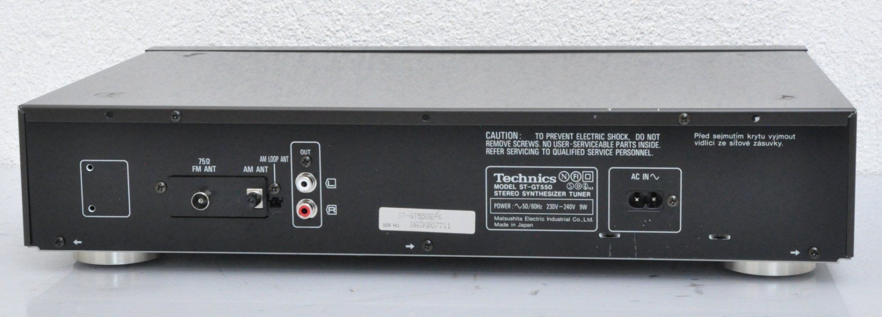 Technics Radios: Technics ST-GT550 Tuner - RDS - Class AA – Gebraucht aus Oberglatt ZH von Kumar2 5